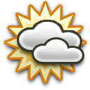 mostly cloudy-dry